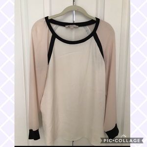 Color block blouse